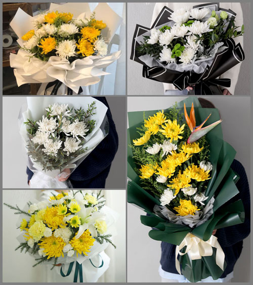 湖南郴州北湖区鲁塘镇白事花束代送